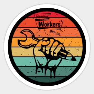 International Workers' Day 2024 Sticker